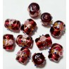 Wedding Cake Beads - Barrels - 15x11mm - Amethyst