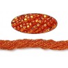 Czech Seed Bead Full Hanks, 11/0 - Silver Lined Dark Orange
