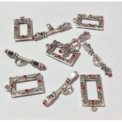 Toggle Clasp - Double-sided Rectangle