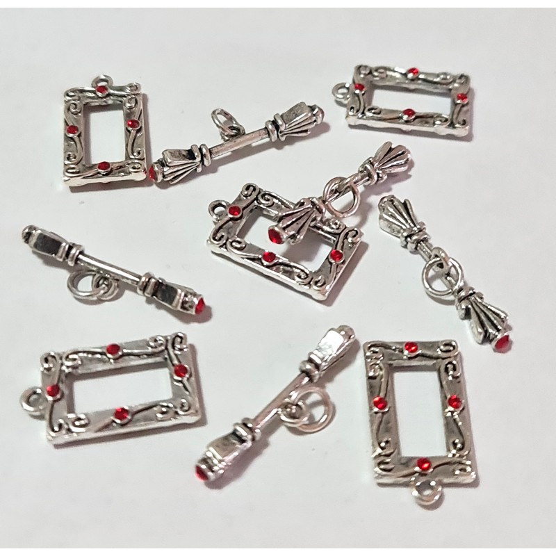 Toggle Clasp - Double-sided Rectangle