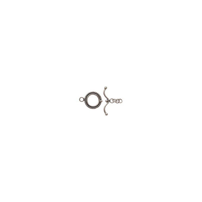 Bali Sterling Silver Toggle Clasp