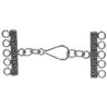 Bali Sterling Silver Ornate Clasp - 47x21mm